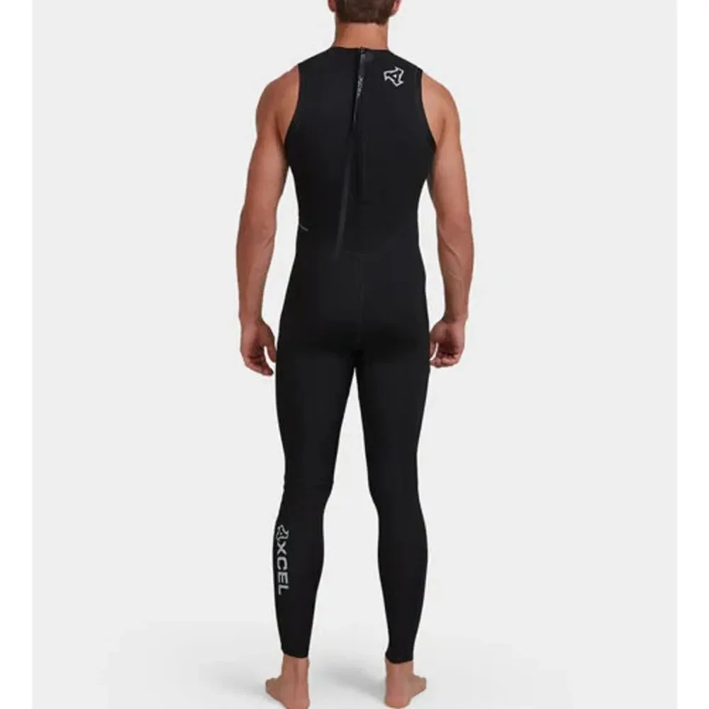 XCEL Men's Black John 2MM Axis Long Wetsuit Size S